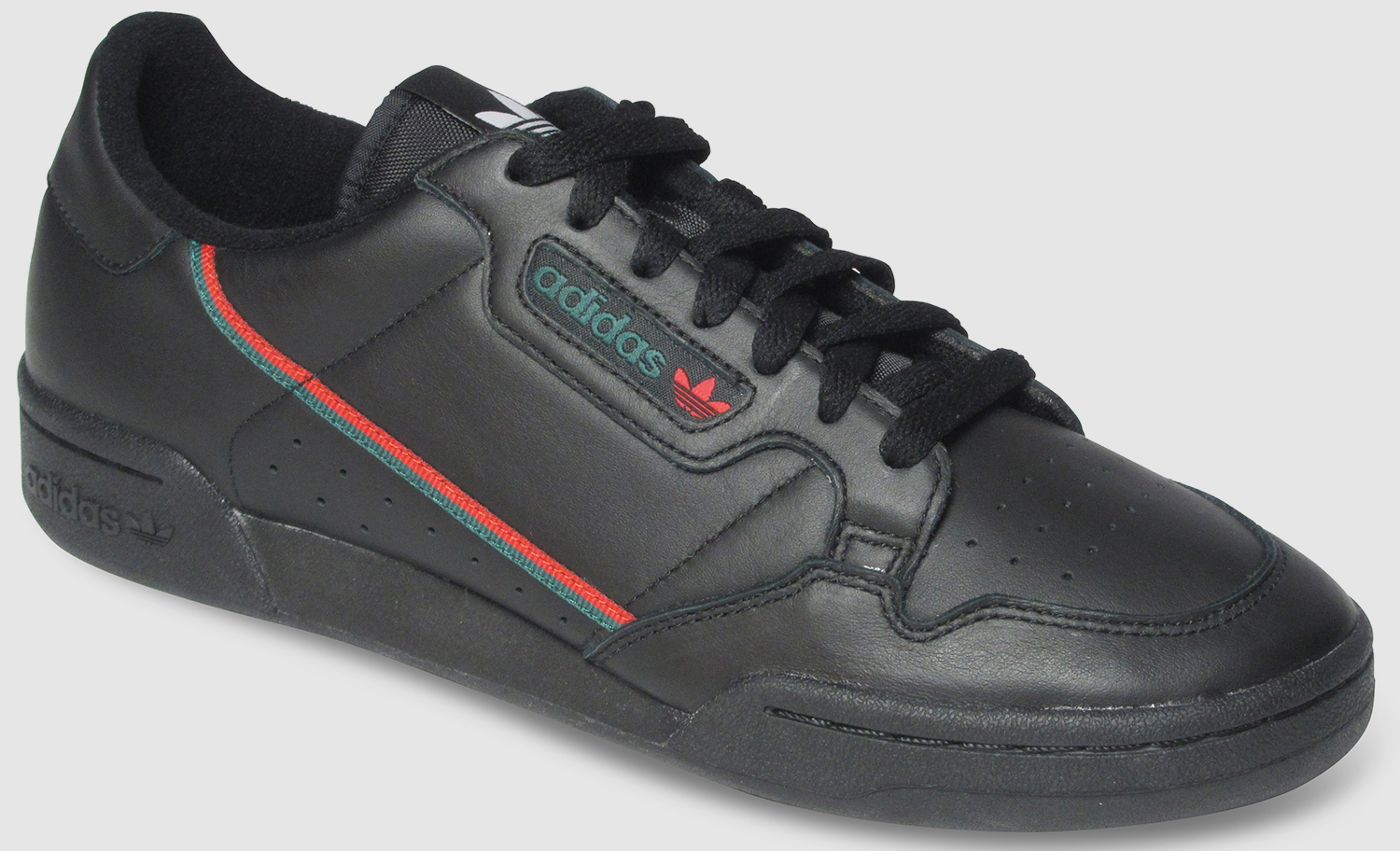 adidas continental 80 black red green