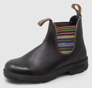 Blundstone Original Chelsea Leather - stout brown-striped elastic