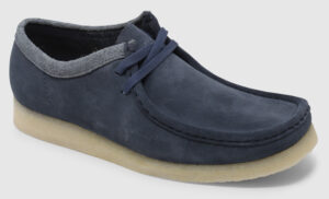 Clarks Wallabee Suede - blue