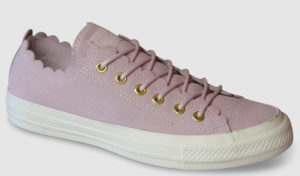 Converse All Star Frilly Ox Suede Women - pink foam
