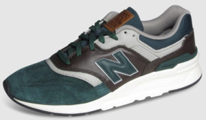New Balance CM997 Leather - green-brown
