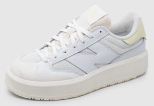 New Balance CT302 Leather-Mesh Women - white-yellow