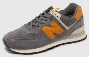 New Balance ML574 Suede - grey-caramel New Balance ML574 Suede - grey-caramel