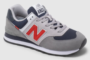 New Balance ML574 - grey-red New Balance ML574 - grey-red