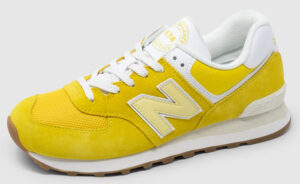 New Balance U574 Suede-Mesh - atomic yellow