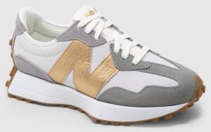 New Balance W327  - grey matter-gold metallic