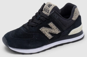 New Balance WL574 Suede Women - black-leo