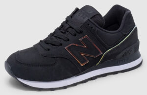 New Balance WL574 Women - black-gold New Balance WL574 Women - black-gold