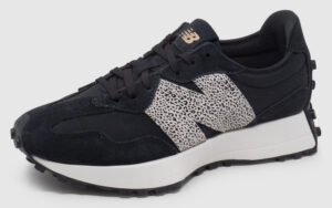 New Balance WS327 Suede-Nylon Women - black-animalprint
