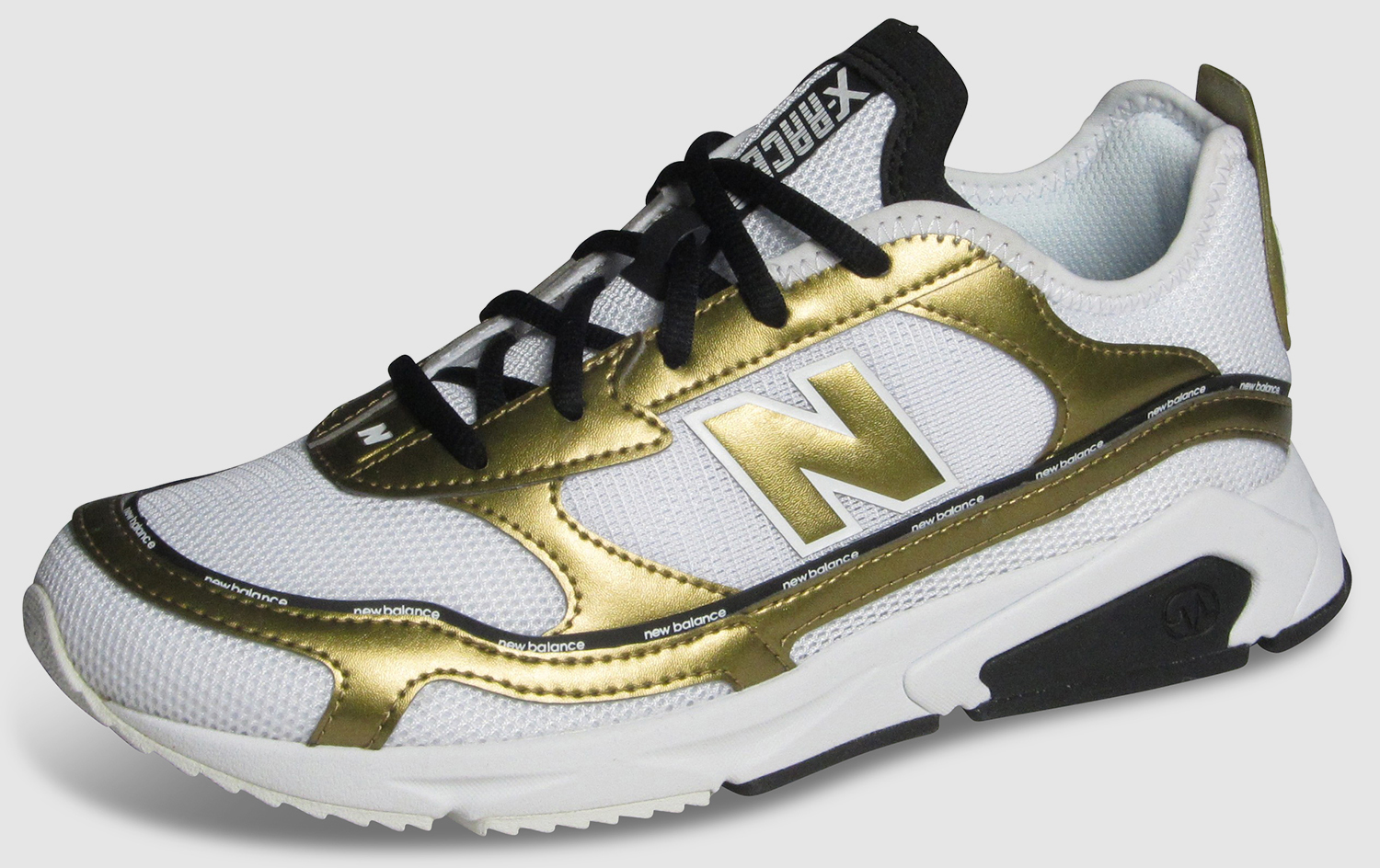 new balance leder damen white