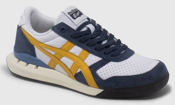 Onitsuka Tiger Ultimate 81 Ex Smooth Leather - white-blue-golden glow