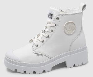 Palladium Pallabase Leather Women - white