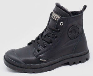 Palladium Pampa Hi Zip Leather Shirling Women - black