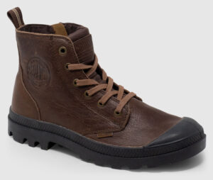 Palladium Pampa Hi Zip Leather - bison