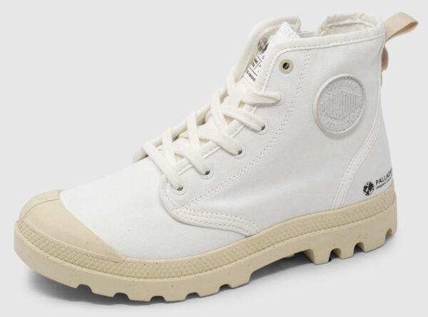 Palladium Pampa Hi Zip Organic Women - star white