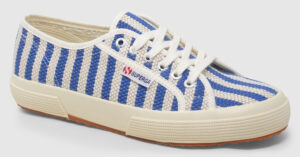 Superga Stripes  - blue-off white