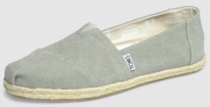 Toms Alpargata Canvas Women - washed grey Toms Alpargata Canvas Women - washed grey