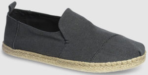 Toms Deconstructed Alpargata Washed Canvas - black