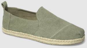 Toms Deconstructed Alpargata Washed Canvas - olive