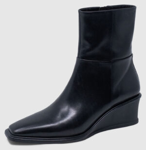 Vagabond Aino Wedge Zip Leather Women - black Vagabond Aino Wedge Zip Leather Women - black