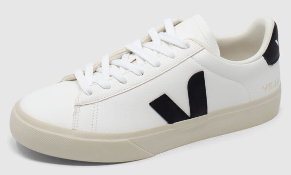 Veja Campo Leather - white-black