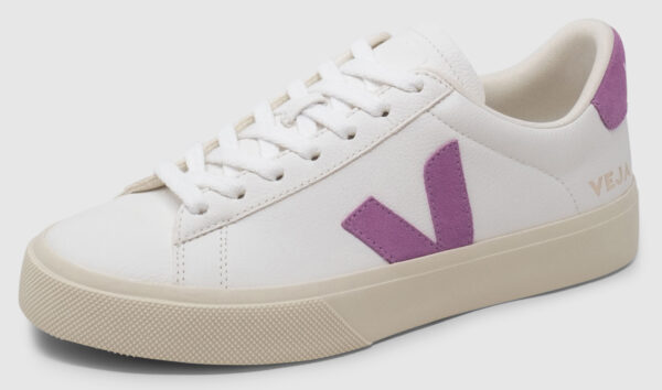 Veja Campo Leather - white-mulberry