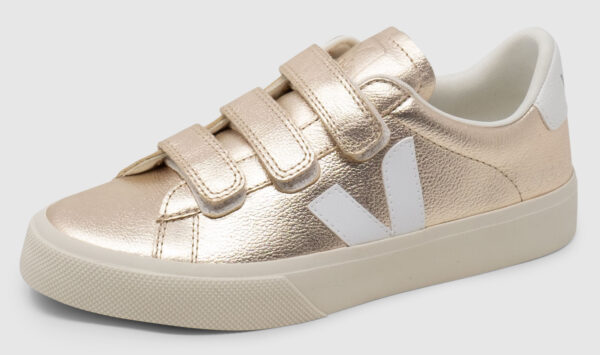 Veja Recife Leather - platine-white