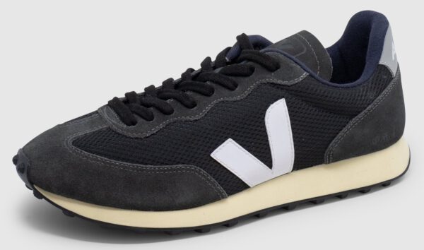 Veja Rio Branco Suede-Mesh - black