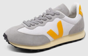 Veja Rio Branco Suede Mesh - gravel-ouro