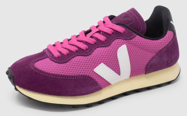 Veja Rio Branco Suede Mesh - lotus-white