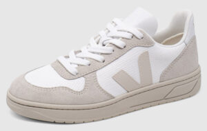 Veja V-10 Suede Mesh - white-natural