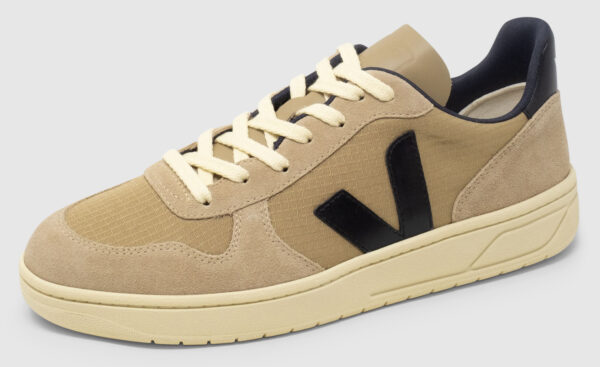 Veja V-10 Suede Ripstop - dune-black
