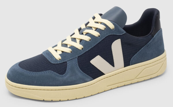 Veja V-10 Suede Ripstop - nautico-pierre