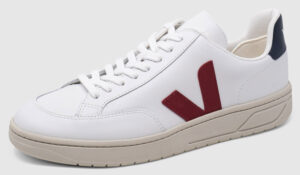 Veja V-12 Leather - white-marsala-nautico