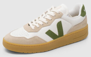 Veja V-90 Leather - pure-kiwi-almond