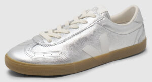 Veja Volley Leather - silver-natural