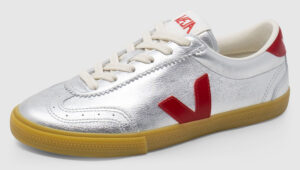 Veja Volley Leather - silver-pepper