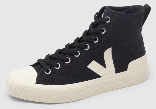 Veja Wata Hi Canvas Vegan - black-pierre